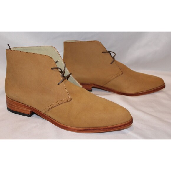 Nisolo Women's Isla‎ Suede Chukka Boots Sand Sz 9 NIB $240 - Picture 1 of 6